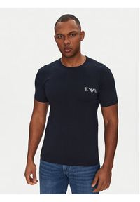 Emporio Armani Underwear Komplet 2 t-shirtów EM001849 AF10778 M0081 Kolorowy Slim Fit. Materiał: bawełna. Wzór: kolorowy #4