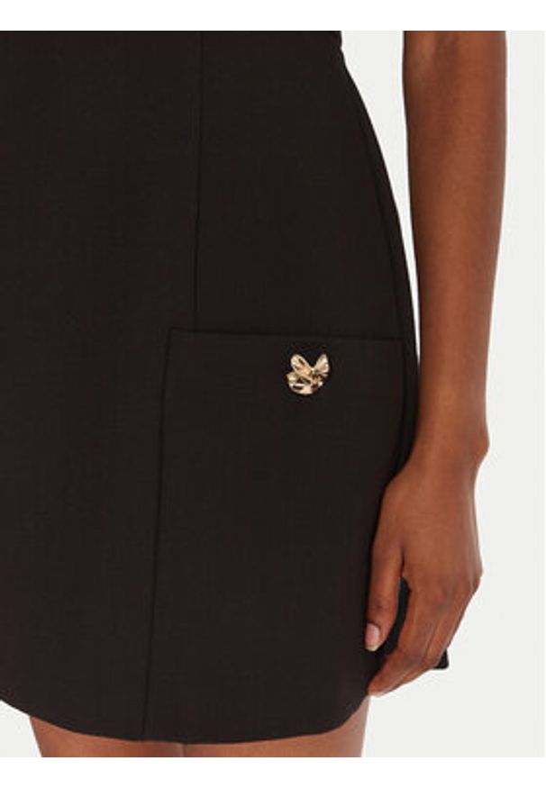 French Connection Kombinezon 7UZAE Czarny Regular Fit. Kolor: czarny. Materiał: syntetyk