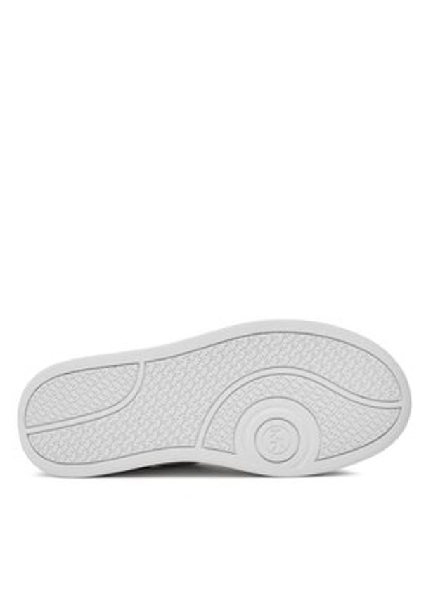 MICHAEL Michael Kors Sneakersy Hayes Lace Up 43R4HYFS2L Złoty. Kolor: biały. Materiał: skóra