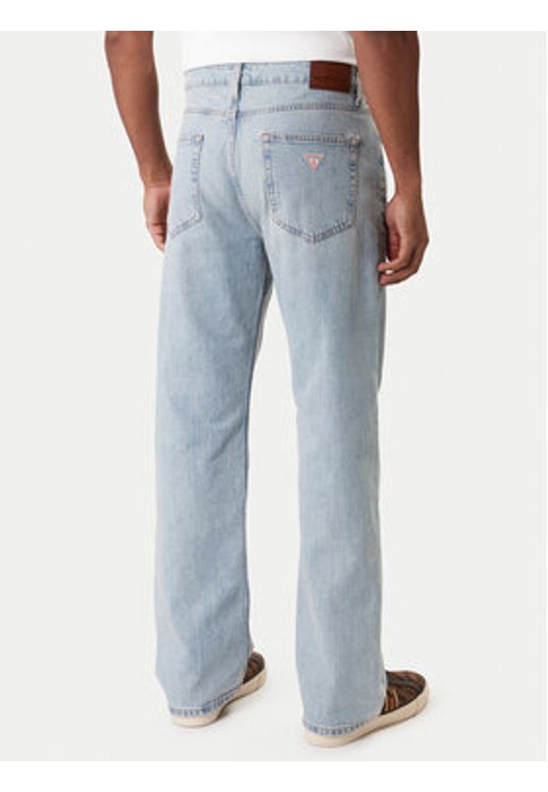 Guess Jeans Jeansy M5RAB3 D5DO1 Niebieski Regular Fit. Kolor: niebieski