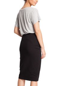 BE - Ołówkowa miękka sportowa spódnica z kieszeniami. Materiał: materiał, bawełna, dzianina, elastan. Styl: sportowy #2