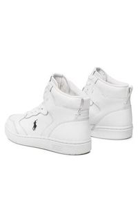 Polo Ralph Lauren Sneakersy Polo Crt Hgh 809877680001 Biały. Kolor: biały. Materiał: skóra #3