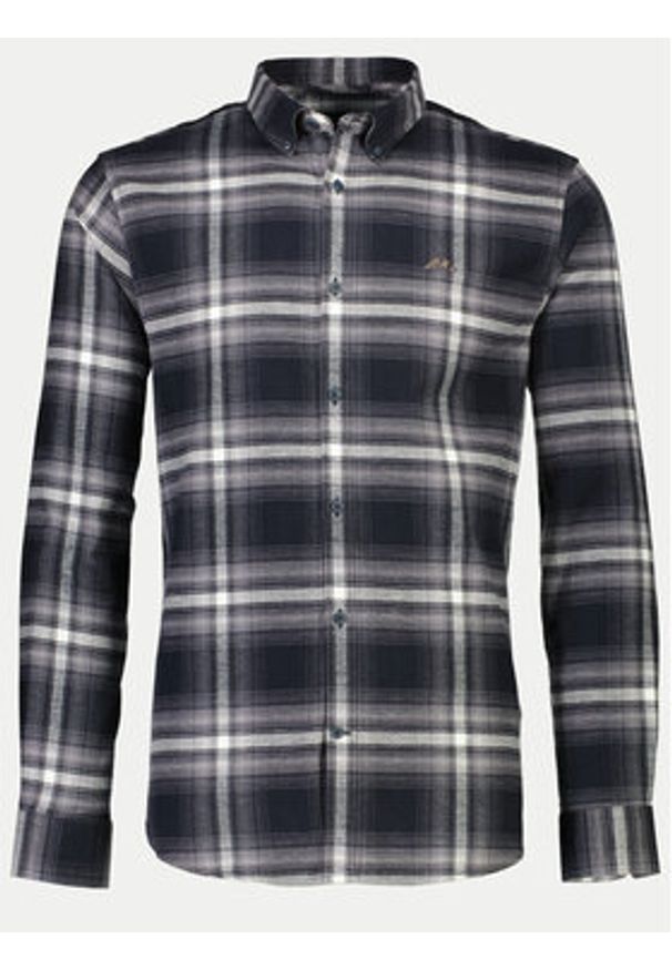 Lindbergh Koszula 30-225054 Szary Relaxed Fit. Kolor: szary. Materiał: bawełna