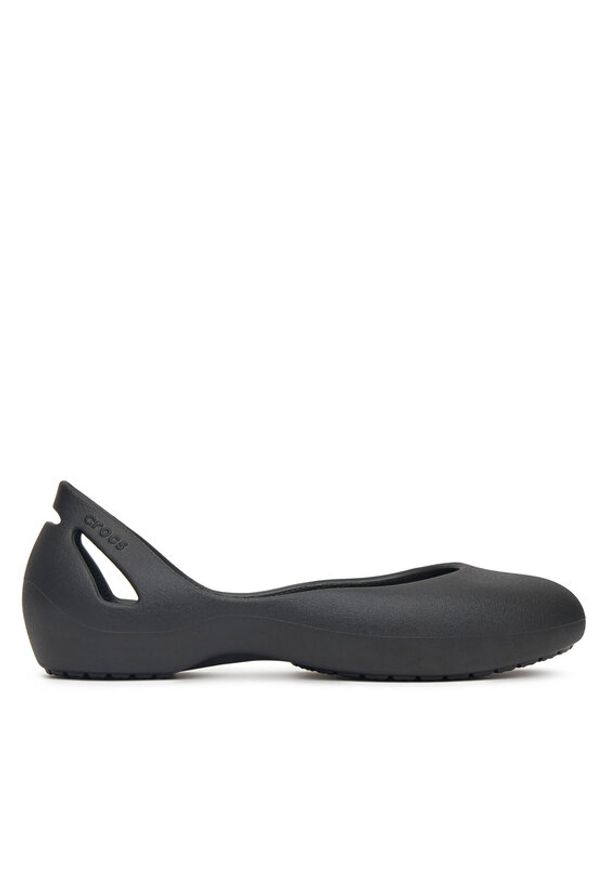 Crocs Baleriny KADEE FLAT BLK 210833-001 Czarny. Kolor: czarny