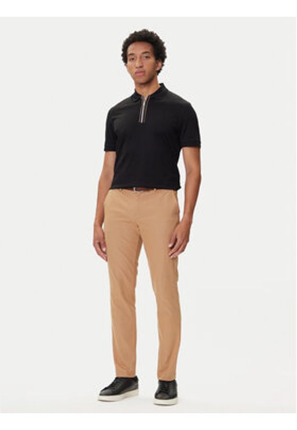 BOSS Polo H-Paras 65 50543880 Czarny Regular Fit. Typ kołnierza: polo. Kolor: czarny. Materiał: bawełna