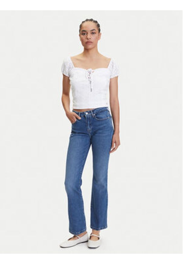 TOMMY HILFIGER - Tommy Hilfiger Jeansy WW0WW45674 Niebieski Bootcut Fit. Kolor: niebieski