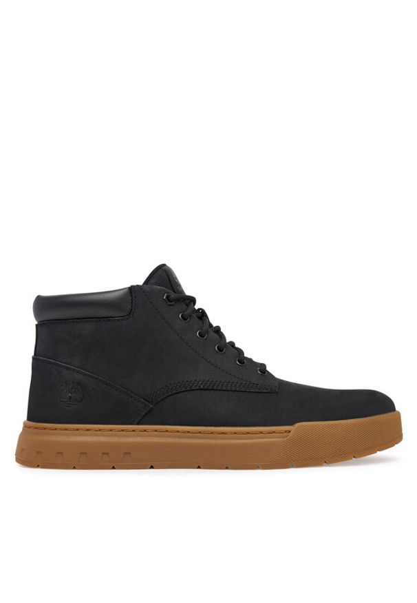 Timberland Trzewiki Maple Grove TB0A69FNW051 Czarny. Kolor: czarny. Materiał: nubuk, skóra