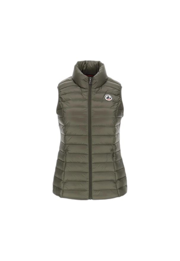 Jott - Damska kurtka bez rękawów JOTT Seda. Kolor: zielony. Długość rękawa: bez rękawów. Sezon: zima. Sport: narciarstwo