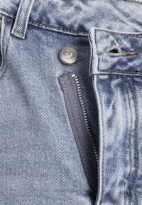 Renee - Niebieska Spódnica z Jeansu z Bawełną High Waist o Asymetrycznym Kroju Vikisla. Stan: podwyższony. Kolor: niebieski. Materiał: bawełna, jeans #2