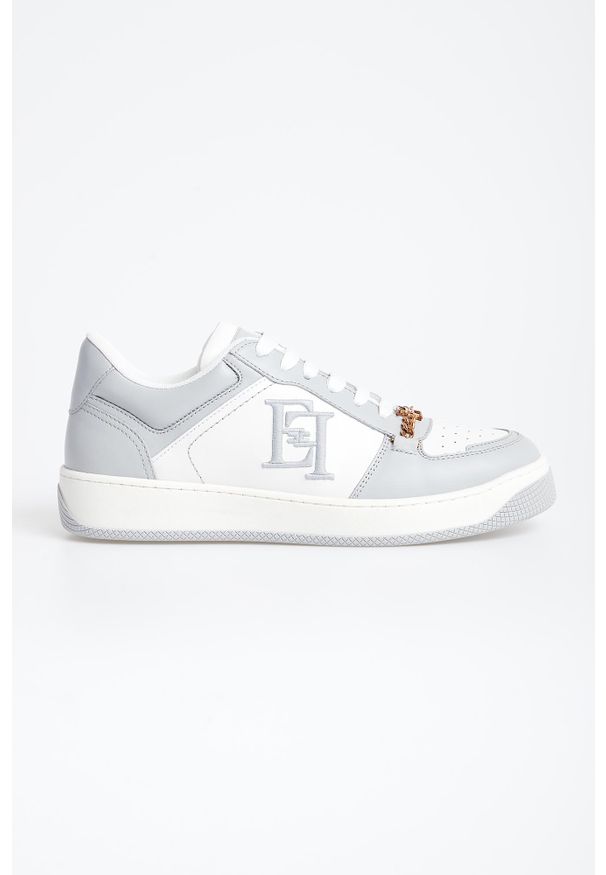 Elisabetta Franchi - Sneakersy damskie skórzane ELISABETTA FRANCHI. Materiał: skóra