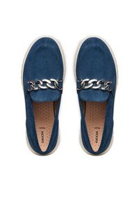 Geox Półbuty D Flextride D659AA 00022 C4005 Niebieski. Kolor: niebieski. Materiał: zamsz, skóra #4