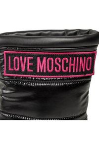 Love Moschino - LOVE MOSCHINO Śniegowce JA15855H0HIN000C Czarny. Kolor: czarny. Materiał: skóra #5