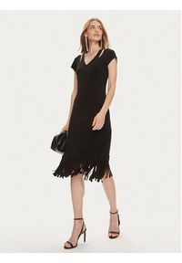 Joseph Ribkoff Sukienka letnia 241053 Czarny Slim Fit. Kolor: czarny. Materiał: syntetyk. Sezon: lato #4