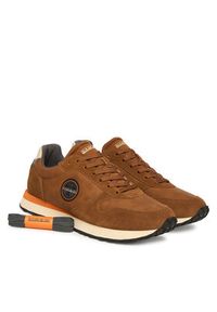Napapijri Sneakersy Uomo NP0A88X3 Brązowy. Kolor: brązowy. Materiał: skóra, zamsz