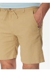 INDICODE Szorty materiałowe Inerwilo 70-815 Beżowy Slim Fit. Kolor: beżowy. Materiał: bawełna #3