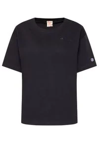 Champion T-Shirt Script Logo Emroidery 112732 Czarny Oversize. Kolor: czarny #2