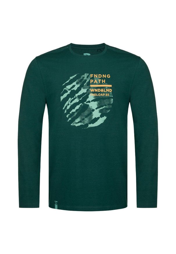 Lowa - Męski T-shirt Aldar Zielony z Trwałej Bawełny - Rozmiar XL. Kolor: zielony. Materiał: bawełna