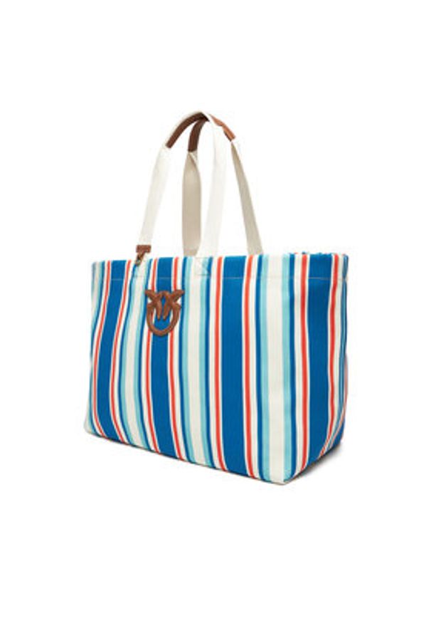 Pinko - PINKO Torebka Shopping Bag Extra PE 25 PLTT 104754 A2G5 Niebieski. Kolor: niebieski
