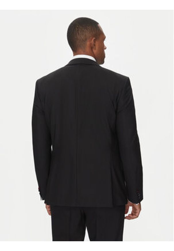 Hugo - HUGO Garnitur Henry/Getlin232X 50530116 Czarny Slim Fit. Kolor: czarny. Materiał: syntetyk
