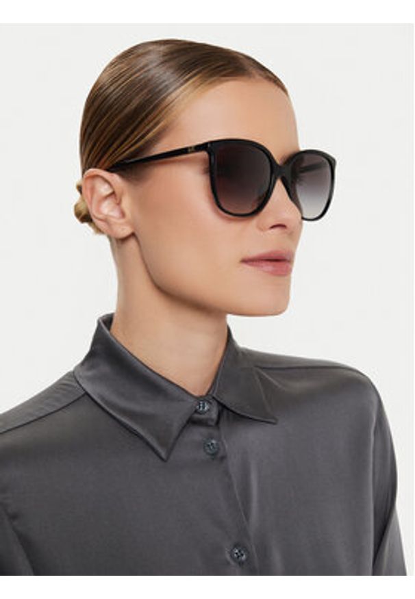 Michael Kors Okulary przeciwsłoneczne Anaheim 0MK2137U 30058G Czarny. Kolor: czarny. Materiał: syntetyk