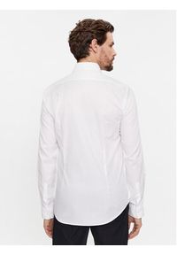 Calvin Klein Koszula Structure K10K112106 Biały Slim Fit. Kolor: biały. Materiał: bawełna #6