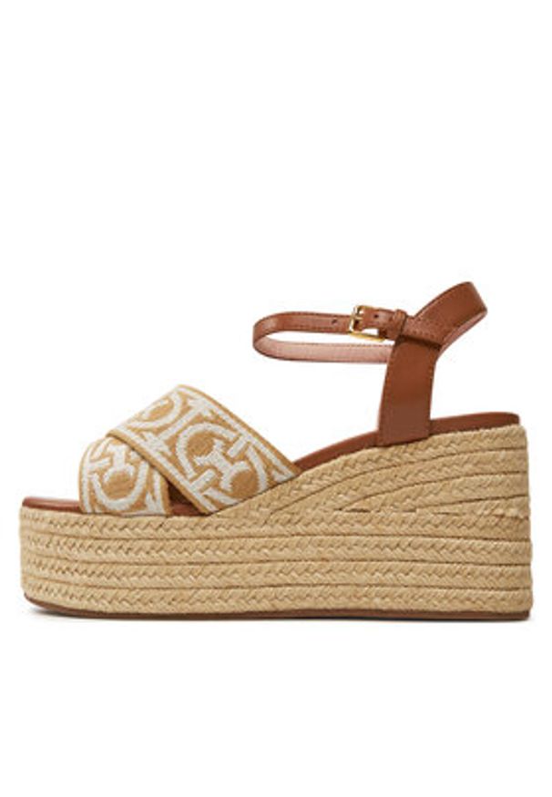 Coccinelle Espadryle E4 QWS 32 01 01 Beżowy. Kolor: beżowy. Materiał: materiał