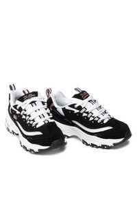 skechers - Skechers Sneakersy Devoted Fan 13154/BKRG Czarny. Kolor: czarny. Materiał: skóra #3