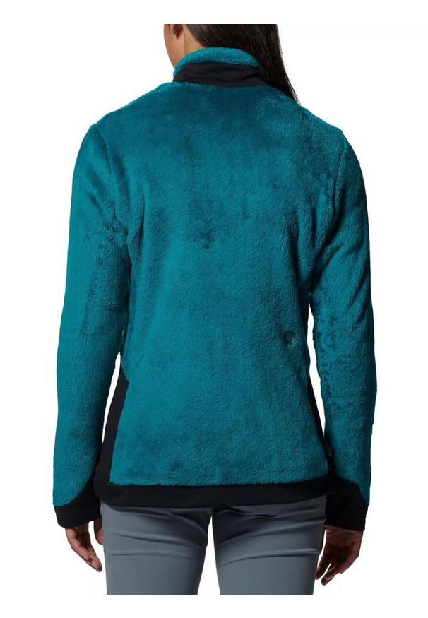 MOUNTAIN HARDWEAR - Damski sweter polarowy Mountain Hardwear Polartec High Loft. Kolor: zielony. Materiał: polar