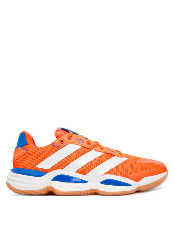 Adidas - adidas Buty halowe Stabil 16 Indoor JP7274 Pomarańczowy. Kolor: pomarańczowy. Materiał: materiał