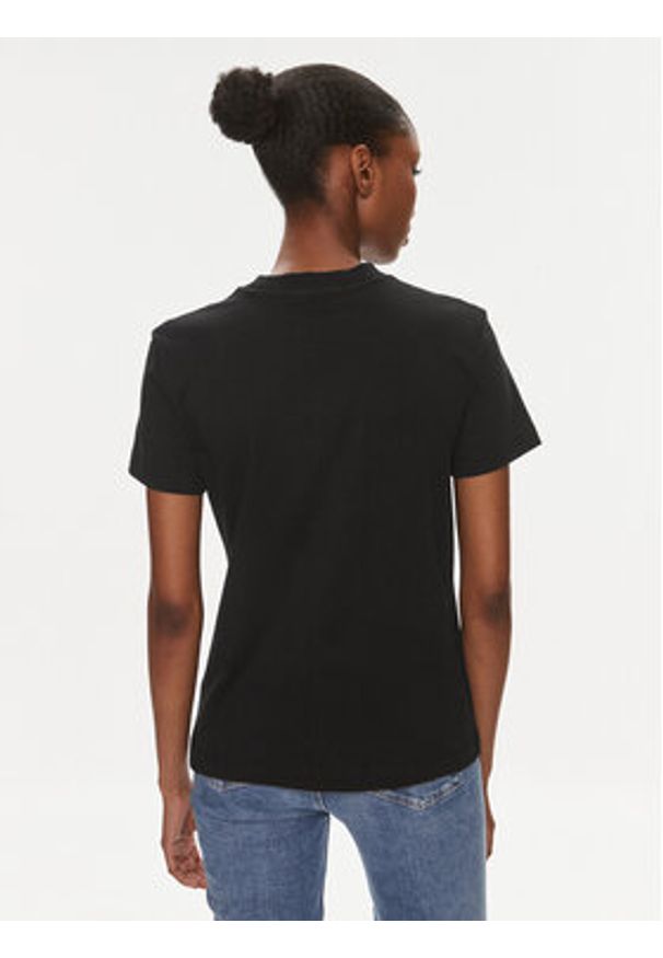Calvin Klein Jeans T-Shirt Institutional J20J223222 Czarny Regular Fit. Kolor: czarny. Materiał: bawełna