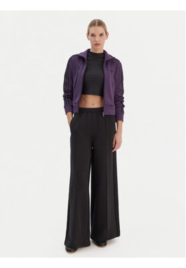 Adidas - adidas Bluza Firebird Adicolor JY2615 Fioletowy Regular Fit. Kolor: fioletowy. Materiał: syntetyk
