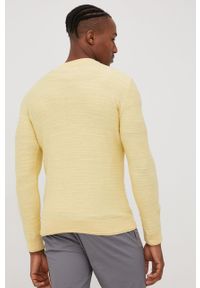 Tom Tailor sweter bawełniany męski kolor żółty lekki. Okazja: na co dzień. Kolor: żółty. Materiał: bawełna. Długość rękawa: długi rękaw. Długość: długie. Styl: casual #5