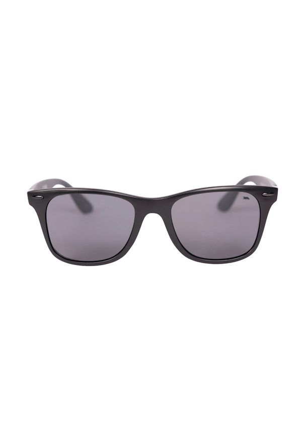 TRESPASS - Okulary Przeciwsłoneczne Unisex Dla Dorosłych Z Wytrawionym Logo Matter. Kolor: czarny