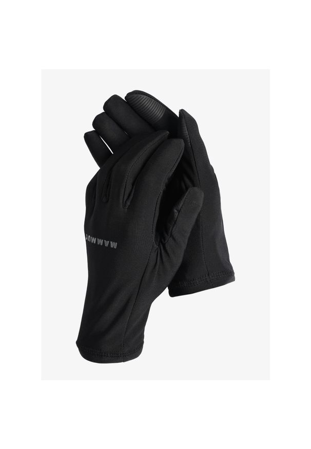 Rękawiczki do smartfona Mammut Stretch Glove. Kolor: czarny