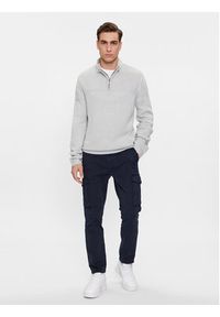 Brave Soul Sweter MK-230DITTON Szary Regular Fit. Kolor: szary. Materiał: wiskoza #4
