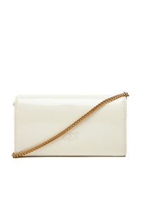 Pinko - PINKO Torebka Love One Wallet C PE25 PLTT 100062 A1UV Biały. Kolor: biały. Materiał: skórzane #5