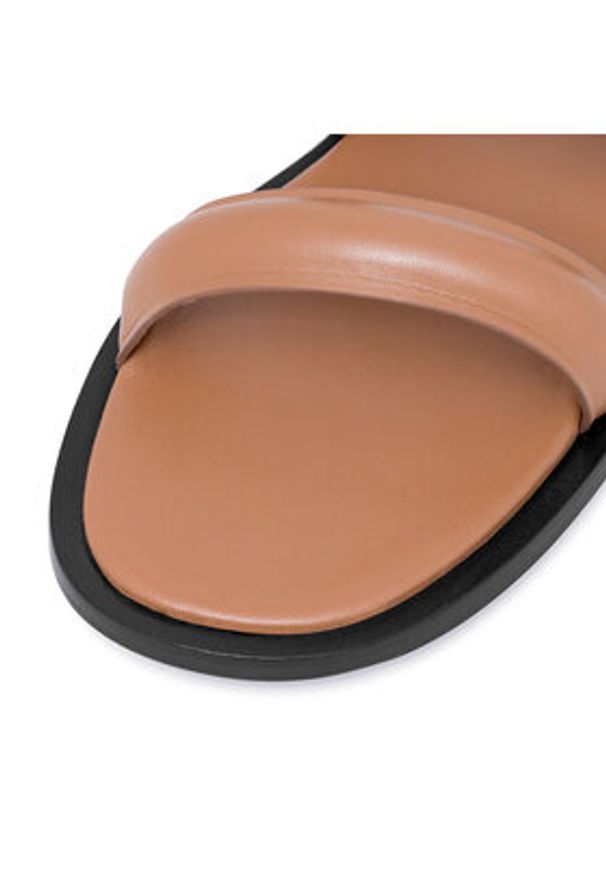 Gino Rossi Klapki ELZA-112686 Brązowy. Kolor: brązowy. Materiał: skóra