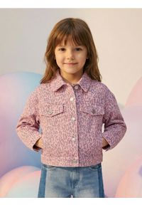 Sinsay - Katana jeansowa w panterkę - wielobarwny. Materiał: jeans. Wzór: motyw zwierzęcy #1