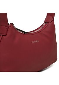 Calvin Klein Torebka Calvin Soft Crossbody K60K612112 Bordowy. Kolor: czerwony. Materiał: skórzane #2