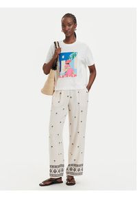 Vero Moda Spodnie materiałowe Kai 10345546 Kremowy Regular Fit. Kolor: kremowy. Materiał: wiskoza #8