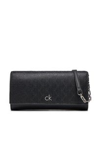 Calvin Klein Torebka Ck Daily Wallet Mini Bag_Mono K60K612853 Czarny. Kolor: czarny. Materiał: skórzane