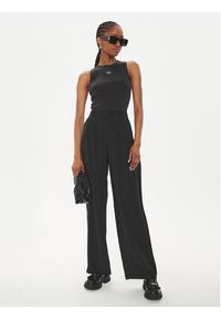 Calvin Klein Jeans Spodnie materiałowe J20J223917 Czarny Relaxed Fit. Kolor: czarny. Materiał: wiskoza