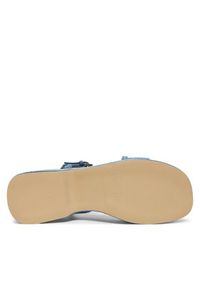 Pollini Sandały SA16318I0MTQ0707 Niebieski. Kolor: niebieski. Materiał: materiał #6