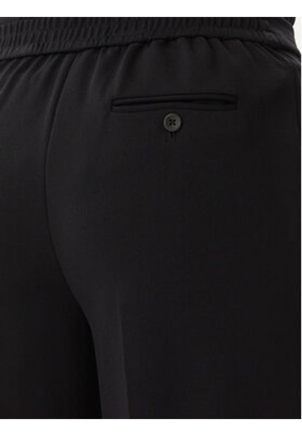 Calvin Klein Spodnie materiałowe LV044F648G Czarny Regular Fit. Kolor: czarny. Materiał: syntetyk