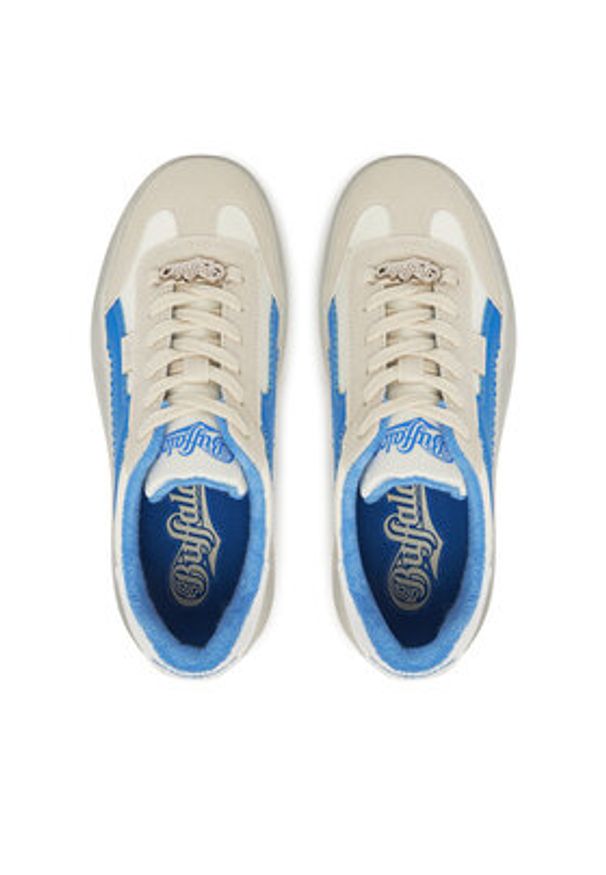 Buffalo Sneakersy Cajo 1636442 Écru. Materiał: materiał