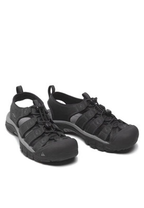keen - Keen Sandały Newport 1022247 Czarny. Kolor: czarny. Materiał: nubuk, skóra