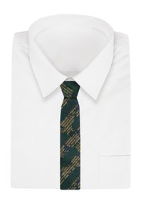 Alties - Krawat Męski, Klasyczny - ALTIES - Zielony, Kwiaty. Kolor: zielony. Materiał: tkanina. Wzór: kwiaty. Styl: klasyczny #2