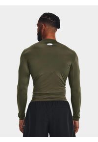 Under Armour - Koszulka termoaktywna męska UNDER ARMOUR 1361524 z długim rękawem. Kolor: zielony. Długość rękawa: długi rękaw. Długość: długie. Sport: bieganie