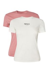 Tommy Jeans Komplet 2 t-shirtów Essential DW0DW21746 Kolorowy Regular Fit. Materiał: bawełna. Wzór: kolorowy #7