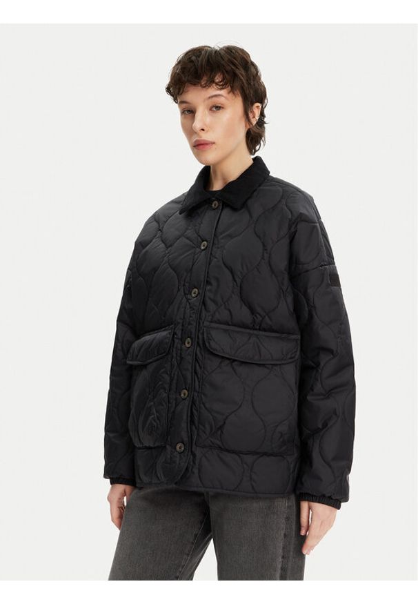 Napapijri Kurtka przejściowa Secret NP0A4IFA Czarny Regular Fit. Kolor: czarny. Materiał: syntetyk